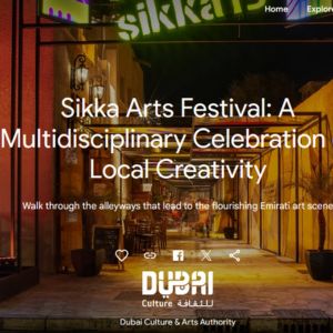 Sikka Art and Design Festival Dubai