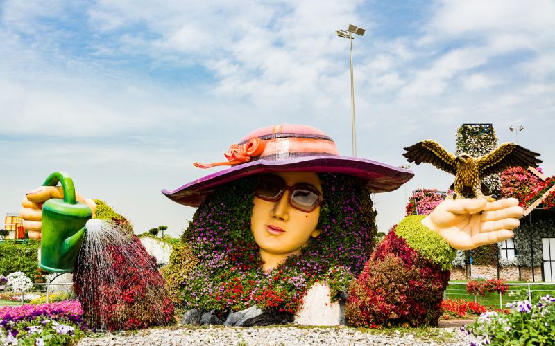 Scenic beauty at Dubai Miracle Garden